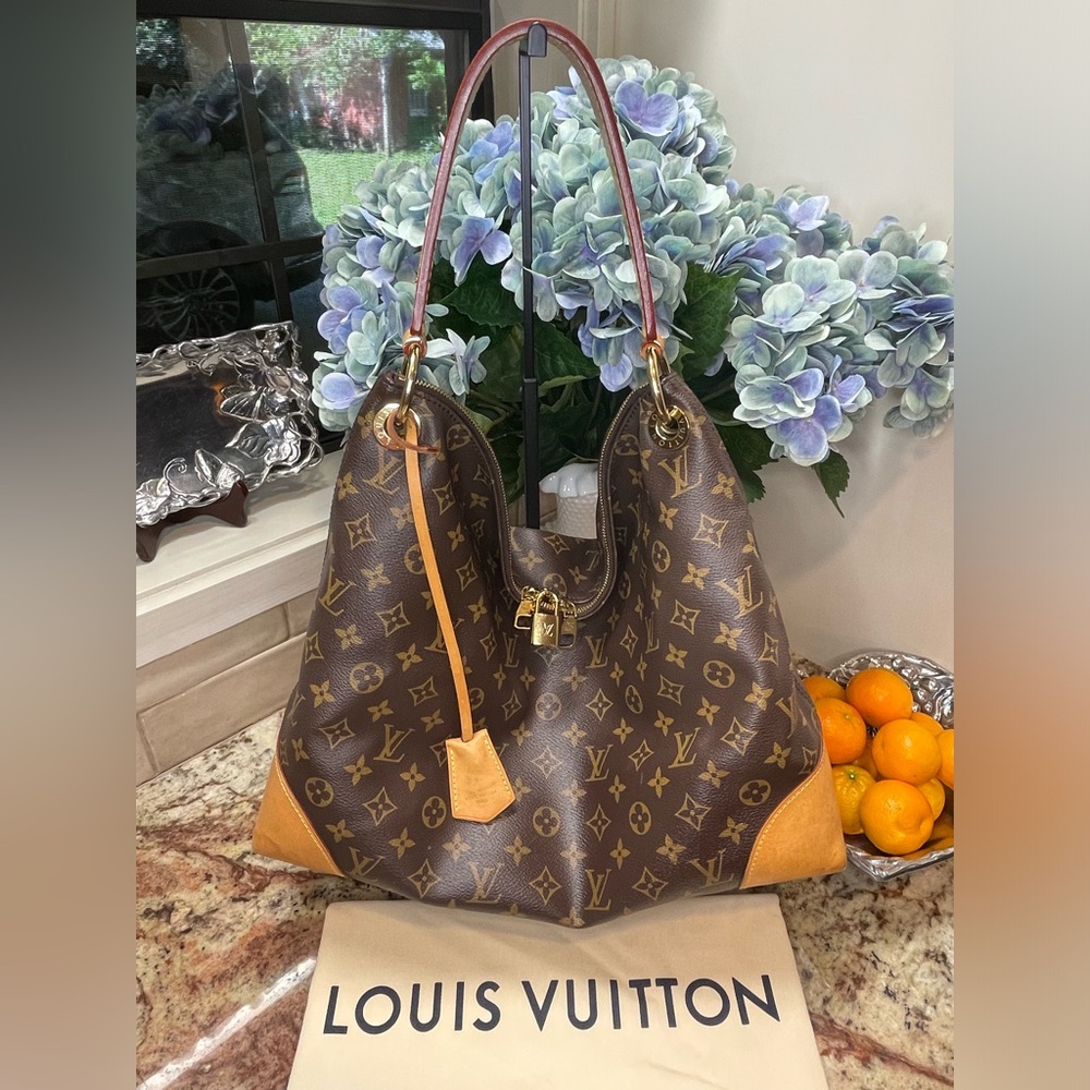 Louis Vuitton Monogram Brown Canvas Shoulder Bag